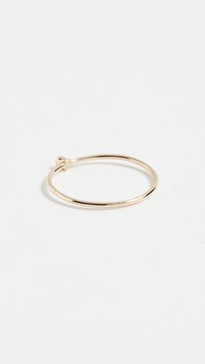 Jennifer Meyer 18k Gold Thin Emerald Ring