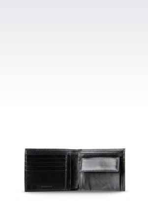 Emporio Armani Bi-Fold Wallet In Camouflage Nylon