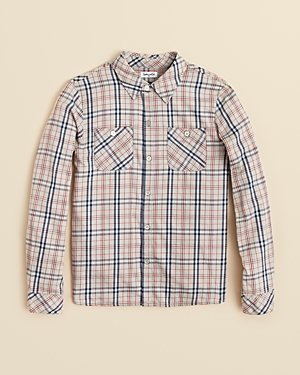 Splendid Boys' Flannel Plaid Shirt - Sizes 8-14