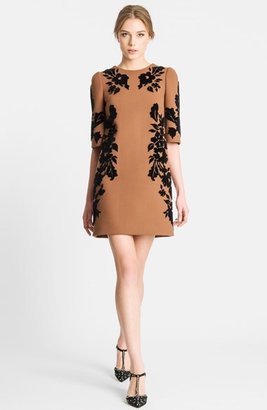 Dolce & Gabbana Embroidered Elbow Sleeve Dress