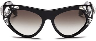 Prada 'Voice' crystal cat eye acetate sunglasses