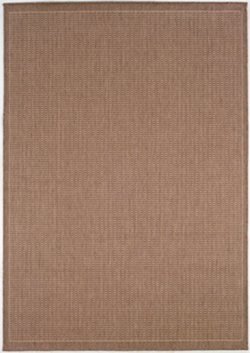 Couristan 1001/1500 Recife Saddle Stitch Cocoa/Natural Rug, 7-Feet 6-Inch by 10-Feet 9-Inch