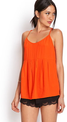 Forever 21 Pleated Racerback Cami