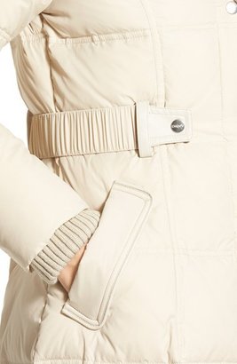 DKNY 'Faith' Front Insert Pillow Collar Quilted Coat (Online Only)