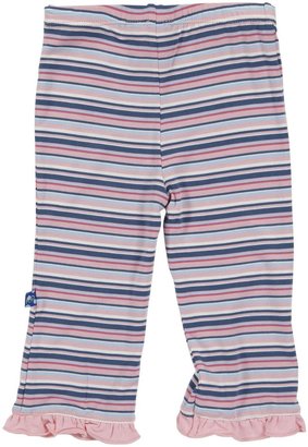 Kickee Pants Print Ruffle Pants (Baby)-Sailaway Stripe - Girl-0-3 Months