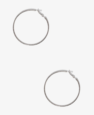 Forever 21 Large Etched Hoops