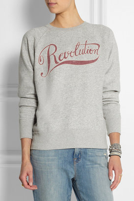 Etoile Isabel Marant Revolution printed cotton-blend sweatshirt