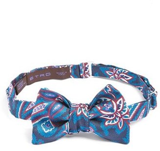 Etro Paisley Silk Bow Tie