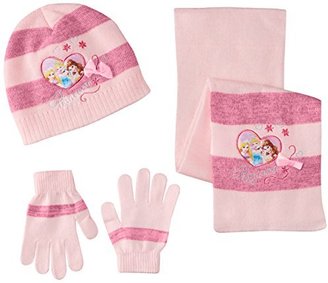 Disney Girls Princess NH4224 Scarf Hat and Glove Set
