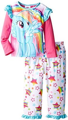 My Little Pony Little Girls' Rainbow Stars Pajama Set