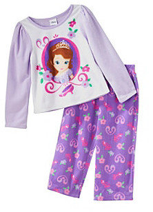 Disney Princess® Girls' 2T-4T 2-Piece Sofia Pajama Set