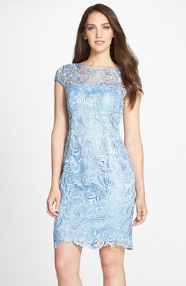 Adrianna Papell Lace Sheath Dress (Regular & Petite)