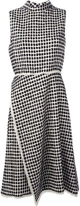 Proenza Schouler dot pattern layered dress