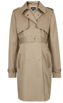 Topshop Womens MATERNITY Authentic Trench Coat - Stone
