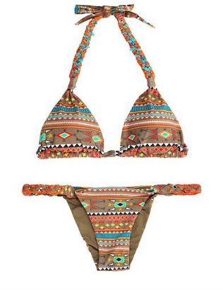 Emamo Aymara Ikat-print bikini