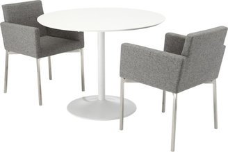 CB2 Odyssey White Dining Table