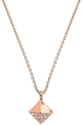 Swarovski lola and grace Rose Gold Plated Studded Pendant With Elements