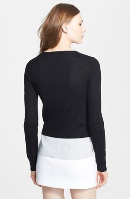 L'Agence Crop Crewneck Sweater