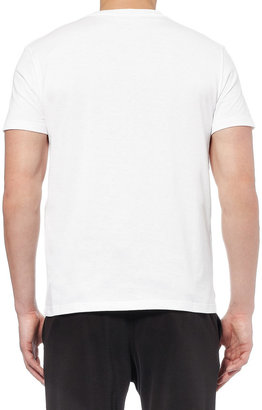 Alexander McQueen Skull-Print Cotton-Jersey T-Shirt
