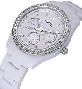 Fossil Ladies White Bracelet Watch
