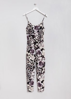 Petite Floral Tapered Jumpsuit