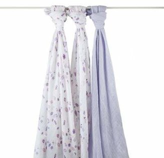 Aden Anais Aden + Anais aden + anais Organic 3-Pack Muslin Swaddles in Once Upon A Time