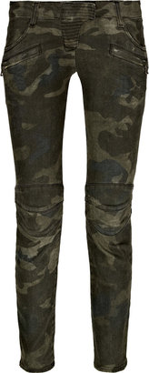 Balmain Stretch-cotton camouflage pants