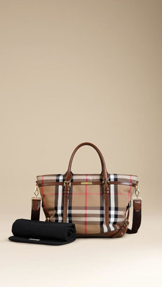 Burberry House Check Baby Changing Tote Bag