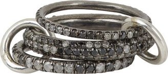 Spinelli Kilcollin Black & Grey Diamond Nova Gris Pavé Ring
