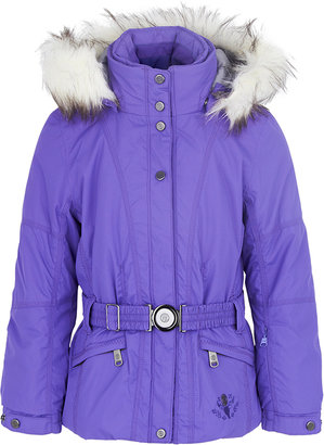 Poivre Blanc Purple belted infant ski jacket