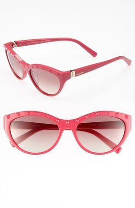 Valentino 'Rockstud' 54mm Cat Eye Sunglasses