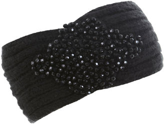 Miss Selfridge Black embellished headband
