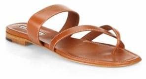 Manolo Blahnik Susa Leather Sandals