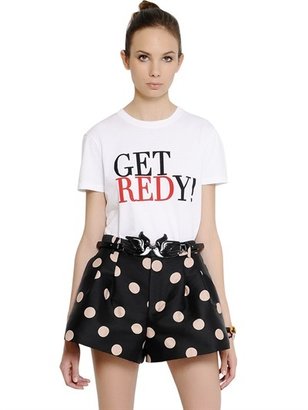 RED Valentino Printed Cotton Jersey T-Shirt
