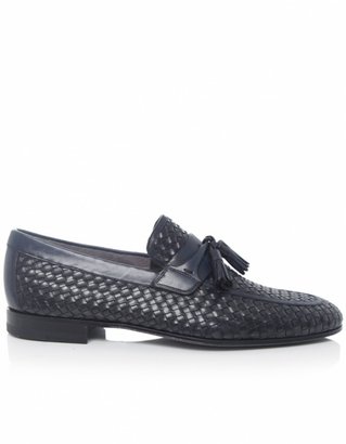 Magnanni Woven Leather Loafers