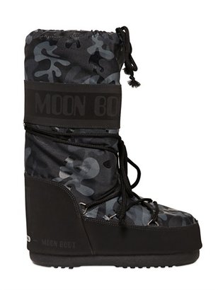 Moon Boot Camouflage Nylon Boots