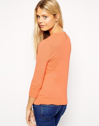 ASOS COLLECTION Sweater With Keyhole Back