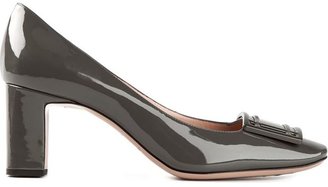 Giorgio Armani chunky heel pumps