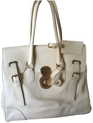 Ralph Lauren COLLECTION White Leather Handbag