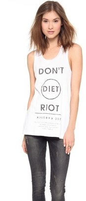 Zoe Karssen Don't Diet Riot Sleeveless Tank