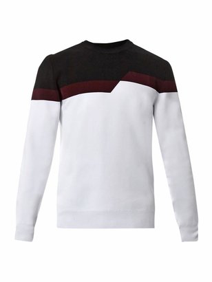 Alexander Wang Broken-stripe sweater