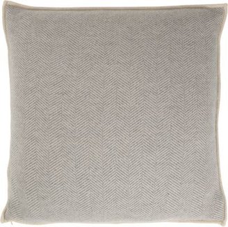 Arabella Rani Herringbone Pattern Knit Throw Pillow