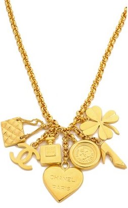 What Goes Around Comes Around Vintage Chanel Multi Charms Necklace