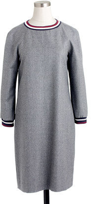 J.Crew Tall Collection wool flannel varsity dress