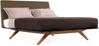 De La Espada Hepburn Bed (To Fit 180cm Mattress) Superking Linen Eucalyptus