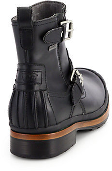 UGG Alston Leather Buckle Boots