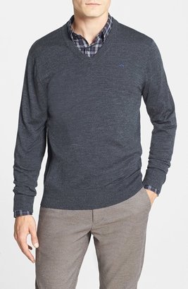 Brooks Brothers Slim Fit Merino Wool V-Neck Sweater