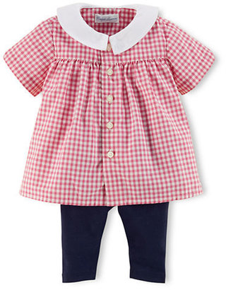 Ralph Lauren CHILDRENSWEAR Baby Girls Poplin Shirt & Leggings Set
