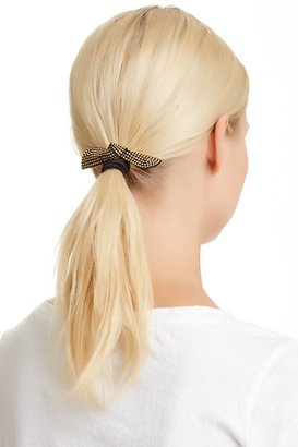 Cara Accessories Studded Bow Hair Tie