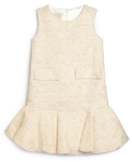 Helena and Harry Toddler Girl's Tweed Drop-Waist Dress